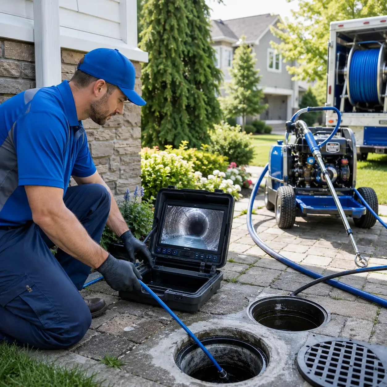 Outdoor drain cleaning professionals serving Oxford, KS