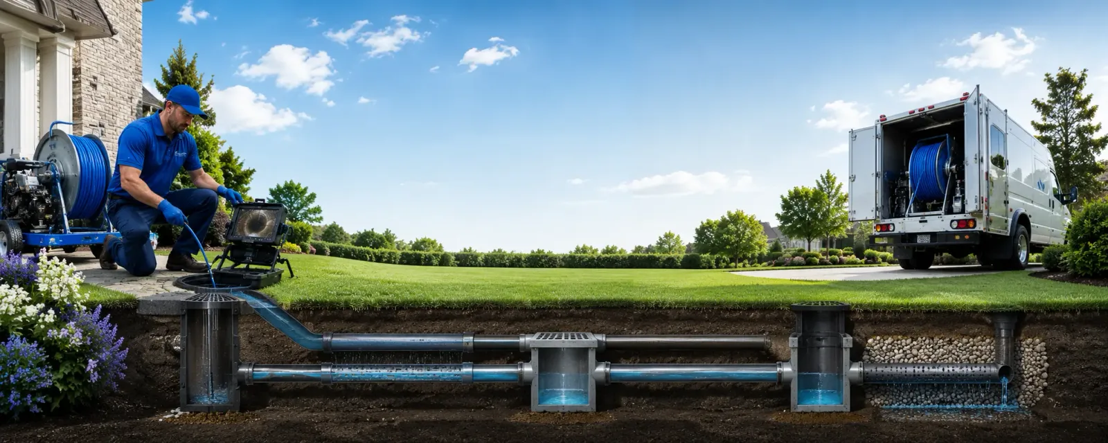 Outdoor drain cleaning information for Oxford, KS